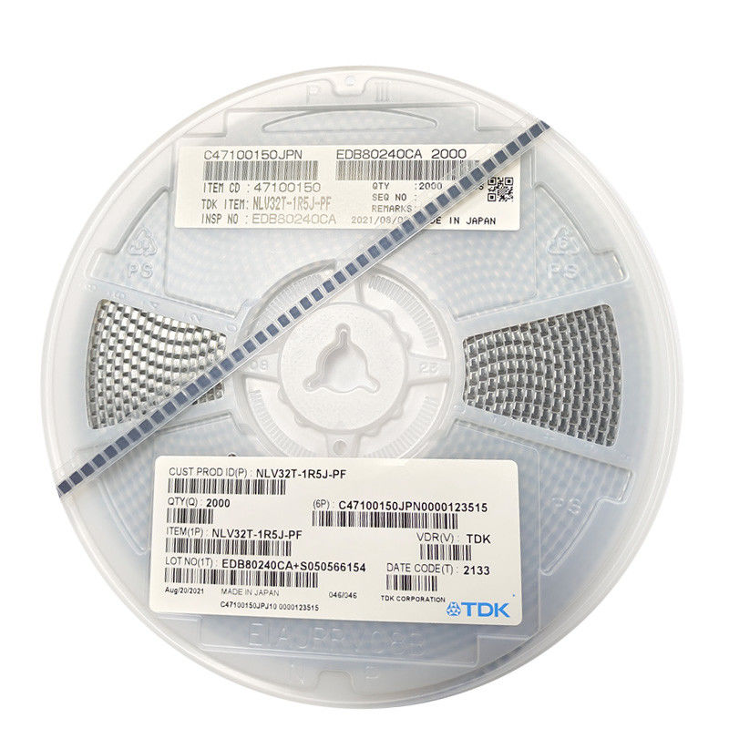 FIXED IND Chip Molded/Unshielded Wirewound 1.5uH 5% 7.96MHz 30Q-Factor Ferrite 0.37A 0.85Ohm DCR 1210 T/R